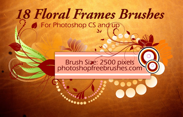Floral_Frame_PS_Brushes