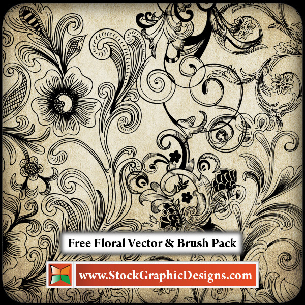 free-floral-vector-brush-pack