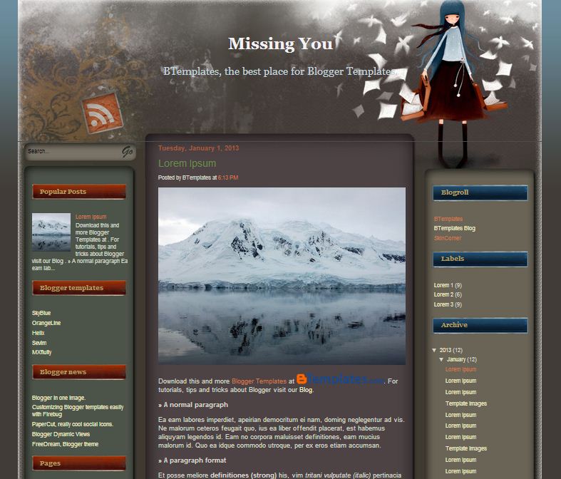 blogger-template-missing-you